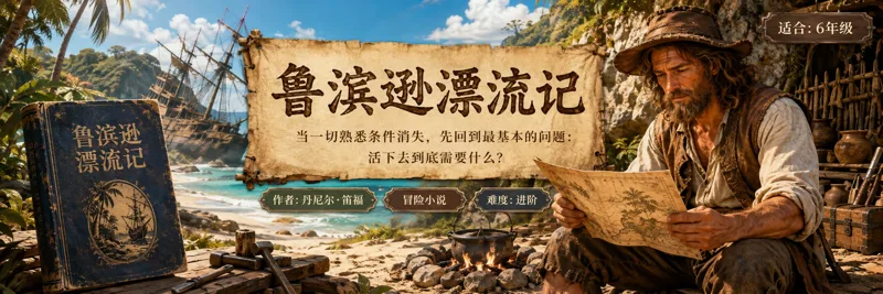 《鲁滨逊漂流记》阅读主题插图