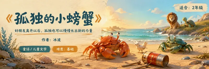 《孤独的小螃蟹》阅读主题插图