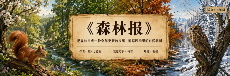 《森林报》阅读主题插图