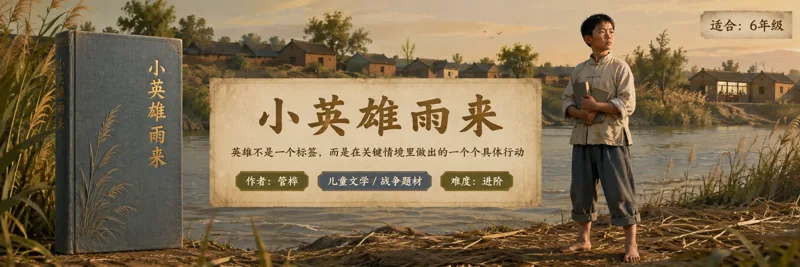 《小英雄雨来》阅读主题插图
