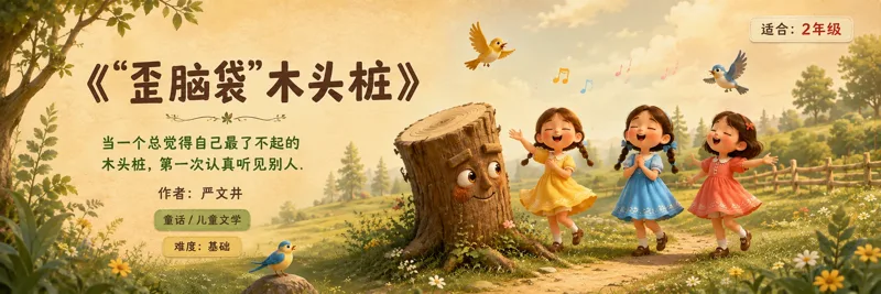 《歪脑袋木头桩》阅读主题插图