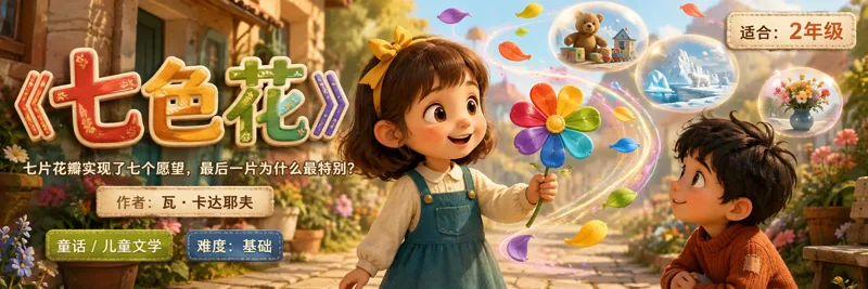 《七色花》阅读主题插图
