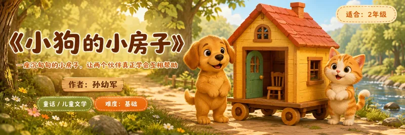 《小狗的小房子》阅读主题插图
