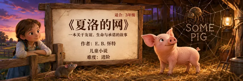 《夏洛的网》阅读主题插图
