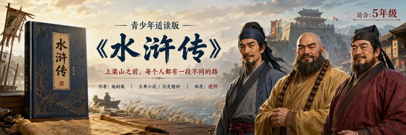 《水浒传青少年适读版》阅读主题插图
