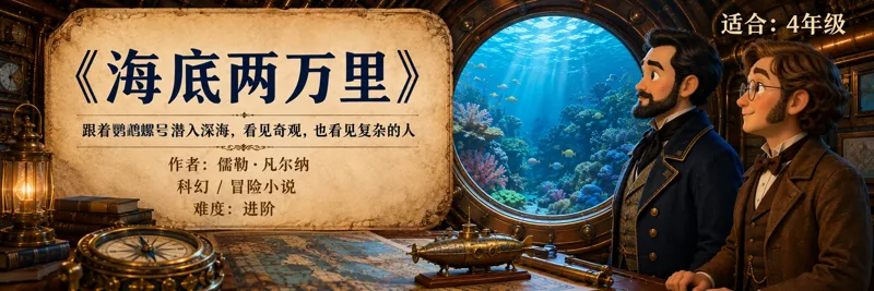 《海底两万里》阅读主题插图